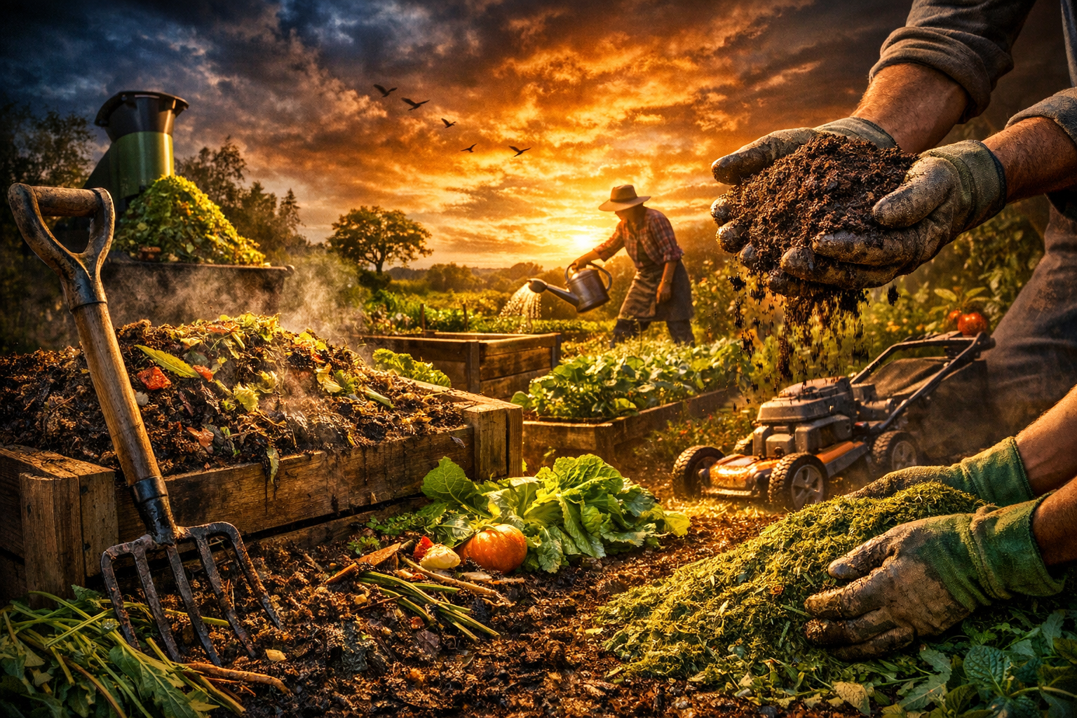 Découvrez des méthodes efficaces pour gérer vos déchets verts et optimisez votre jardin tout en préservant l'environnement. Adoptez le compostage, le mulching et plus !